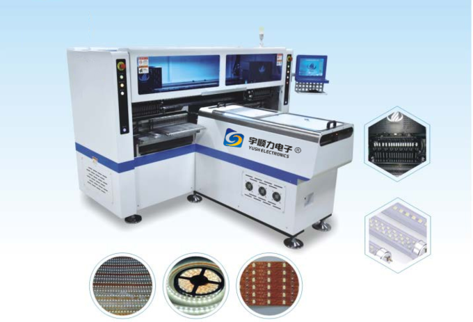 Dual-arm professional highspeed mounter, 2~4 type of materials capacity reach 180000 CPH 0