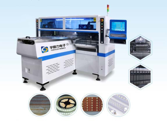 Dual arm magnetic linear LED highspeed pick and place machine 0